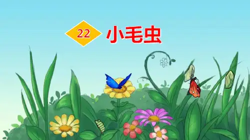 人教部编二年级语文下册第六单元《小毛虫》PPT课件