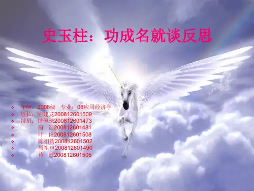 史玉柱案例分析