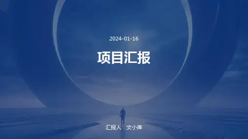 项目汇报PPT模板