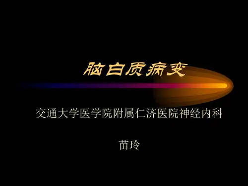 脑白质病变