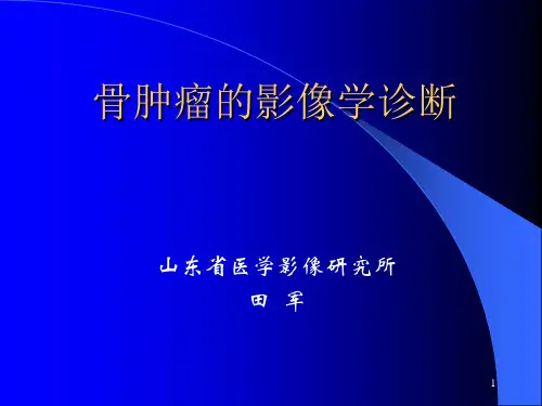 骨肿瘤的影像学诊断PPT课件