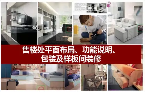 售楼处平面布局、包装及样板间装修(图文并茂)