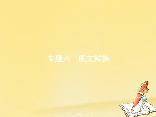 高考语文二轮复习第一编语言文字运用专题六图文转换优质公开课获奖课件