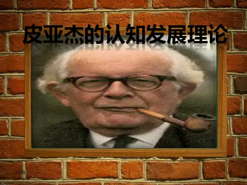 皮亚杰的认知发展理论ppt课件