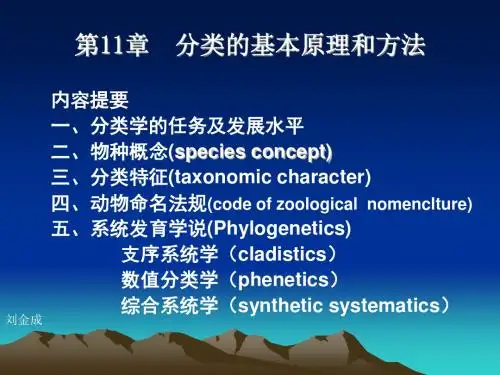 第十一章 分类的基本原理和方法(分1)