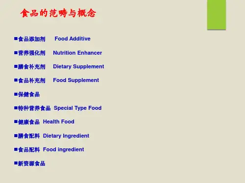 中国、欧盟及美国食品法规