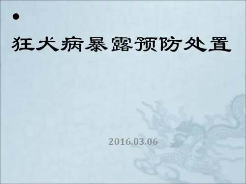 《狂犬病》ppt课件课件