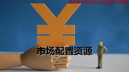 人教版高中政治必修1优质课件14：9.1 市场配置资源