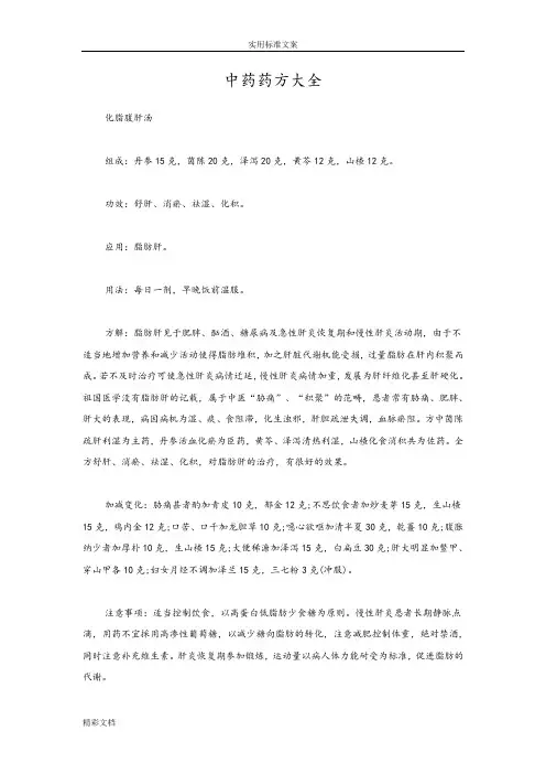 中药药方大全
