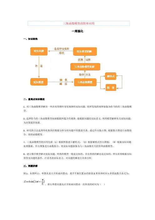 三角函数模型的简单应用