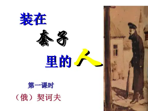 13.2《装在套子里的人》第一课时——高中语文部编版(2019)下册课件(共25张PPT)