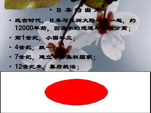人教版选修一《从锁国走向开国的日本》