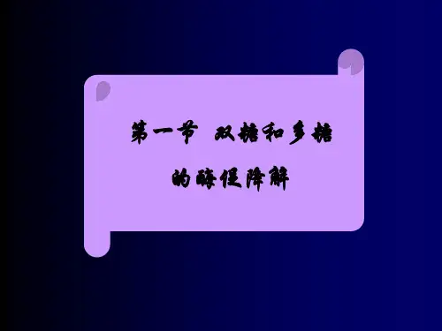 多糖降解课件