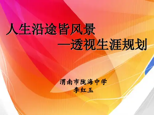 高中生生涯规划PPT课件
