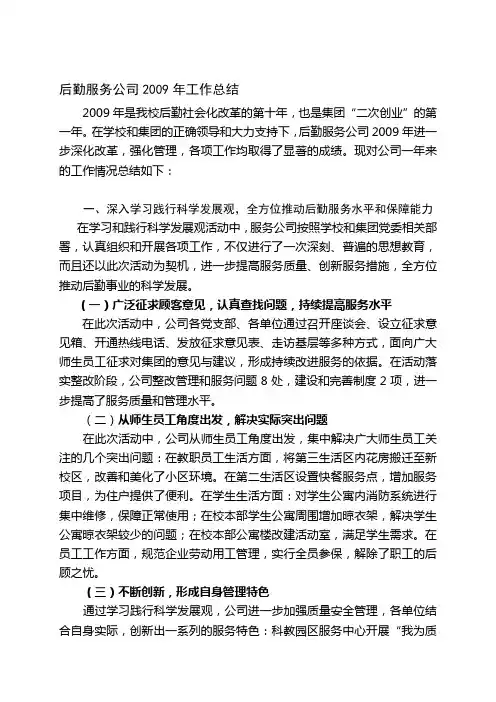 2009年工作总结(3)