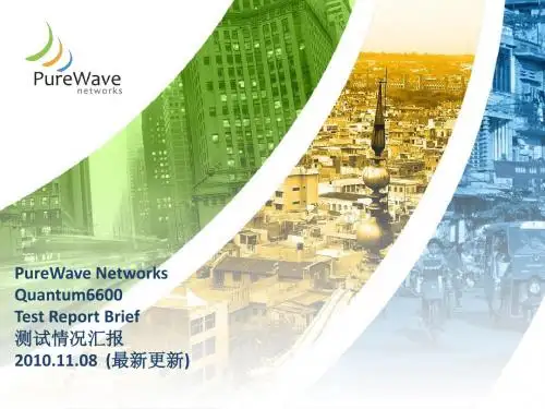PureWave Quantum Test Report Brief