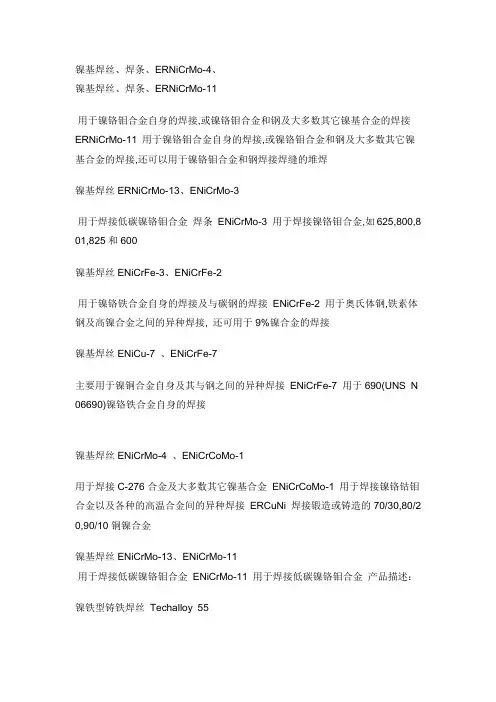 镍基焊丝