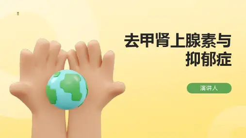 去甲肾上腺素与抑郁症
