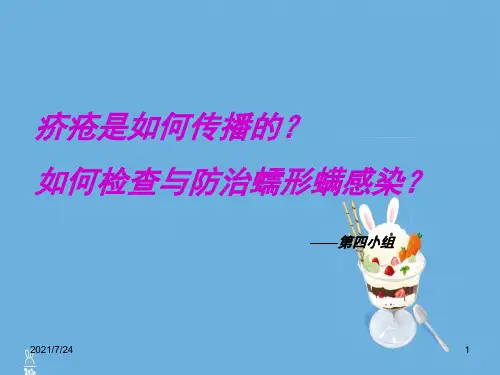 疥螨-蠕形螨简介PPT课件