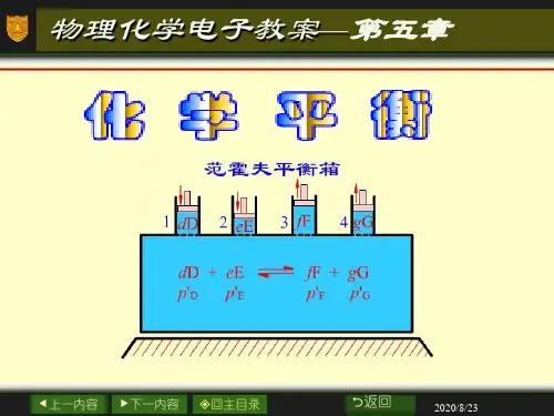 大学物理化学--第五章