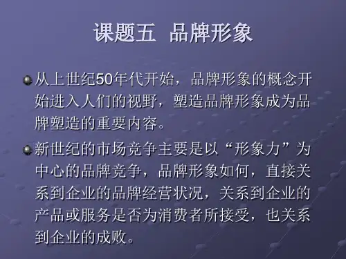 品牌形象