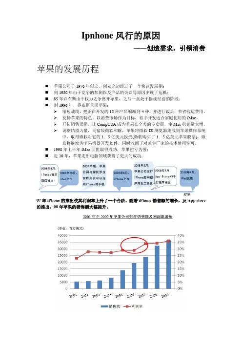 Ipnhone的成功因素分析