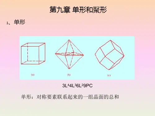 第8章 单形和聚形