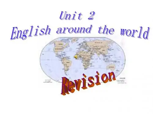 Unit2《English around the world》Revision课件(新人教版必修1)
