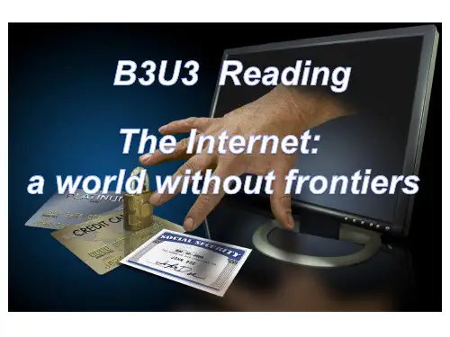 Unit3+The+world+online+Reading+课件