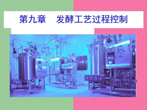 《发酵过程工艺控制》ppt课件