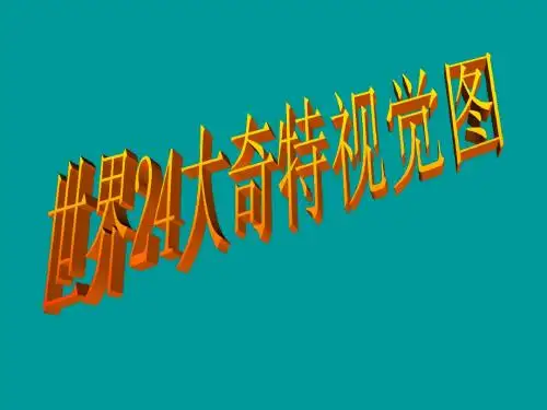 世界21大奇特视觉图