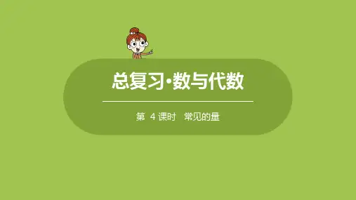 苏教版小学数学 六年级下册 期末总复习·数与代数课时4 教学课件PPT