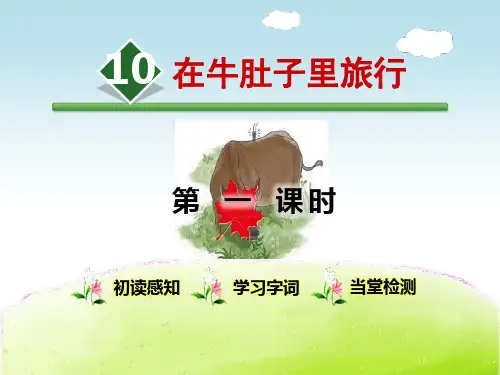 《在牛肚子里旅行》(第一课时) 图文