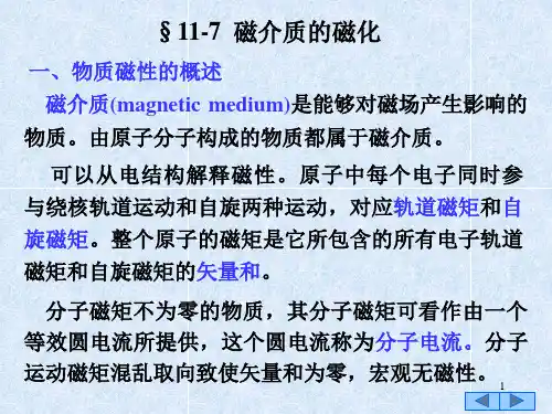 磁介质的磁化
