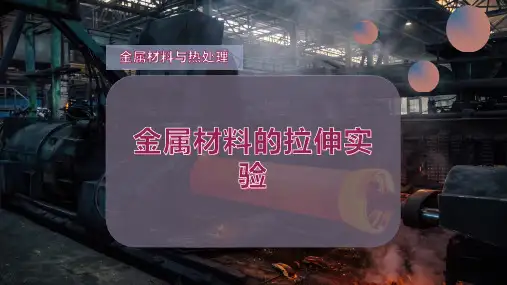 金属材料的拉伸实验