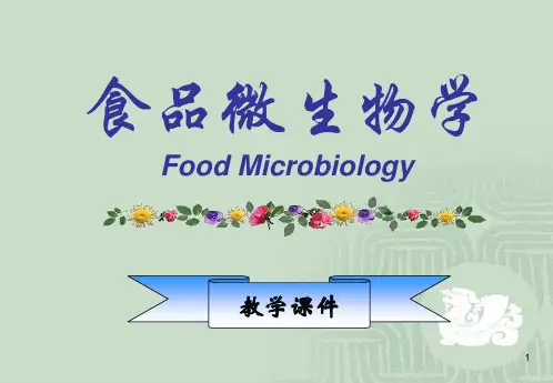 食品微生物学绪论精美ppt演示课件