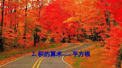 九年级数学上册 第21章 二次根式21.2 二次根式的乘除 2积的算术平方根上课课件