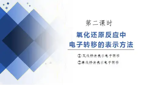 电子转移的表示方法  课件  2022-2023学年高一上学期化学人教版(2019)必修第一册