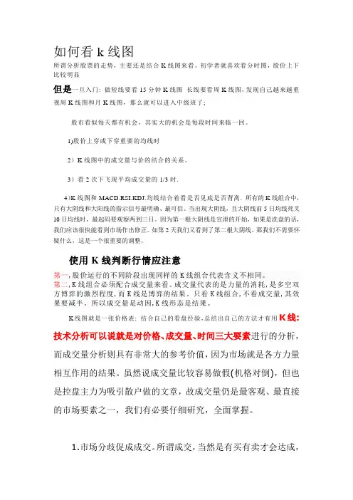 如何看k线图