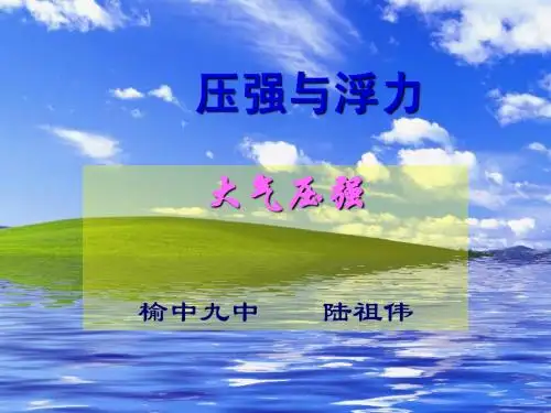 人教网课件九年级物理压强和浮力
