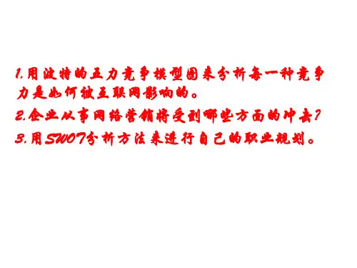 波特的五力竞争模型图来分析.