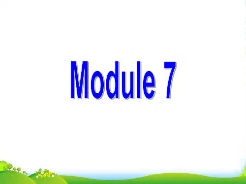 外研九年级英语上册module 7 unit 1 课件(共16张PPT)