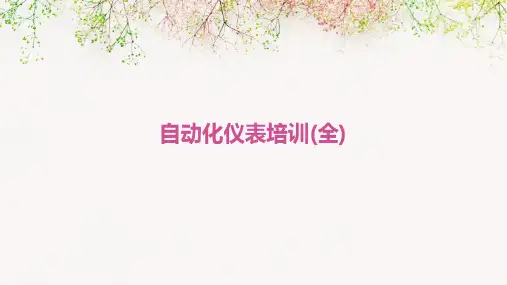 自动化仪表培训(全)