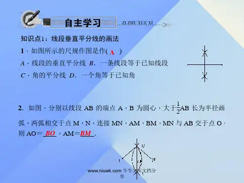 八年级数学上册作对称轴习题新版新人教版