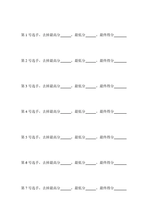 最高分、最低分