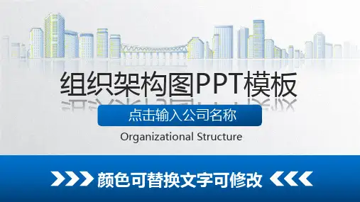组织架构图PPT模板