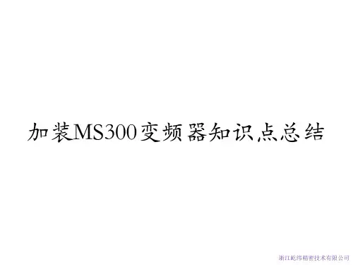 台达MS300变频器安装总结