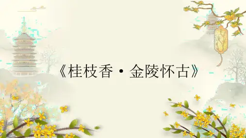 古诗词诵读《桂枝香 金陵怀古》课件(共28张PPT).ppt