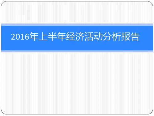 经济活动分析PPT课件