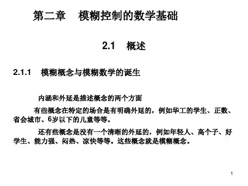 模糊控制的数学基础